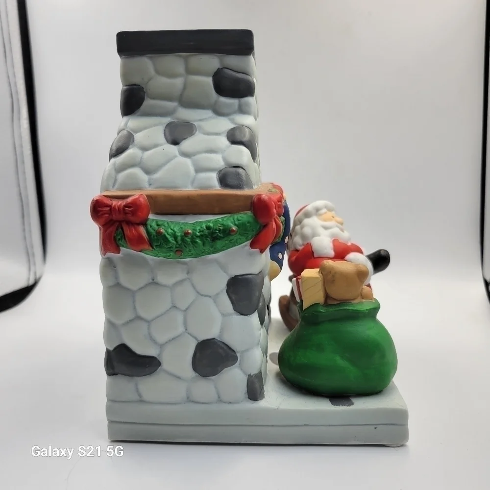 PartyLite fireside santa